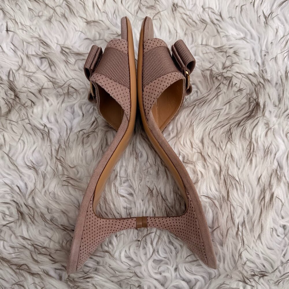 Salvatore Ferragamo Women's Vintage Kitten Heels |  Size 6.5 | Never Worn - Picture 4 of 16